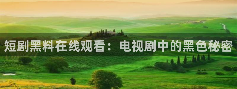 51.cgfun吃瓜：短剧黑料在线观看：电视剧中的黑色秘密