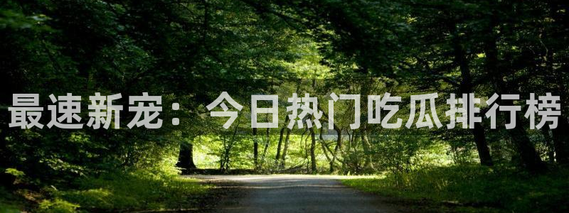 91今日吃瓜热门大瓜：最速新宠：今日热门吃瓜排行榜